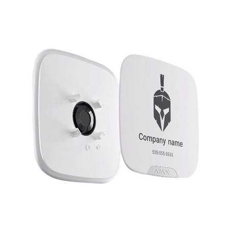 Лицьова панель для Ajax StreetSiren Ajax Brandplate 10 шт. (Белый)