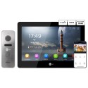 Комплект відеодомофону Neolight MEZZO Hybrid Black + PRIME FHD Silver з кутком