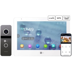 Комплект відеодомофону Neolight MEZZO Hybrid + SOLO FHD Graphite
