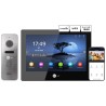 Комплект відеодомофону Neolight ALPHA Hybrid Black + PRIME FHD Silver з кутком