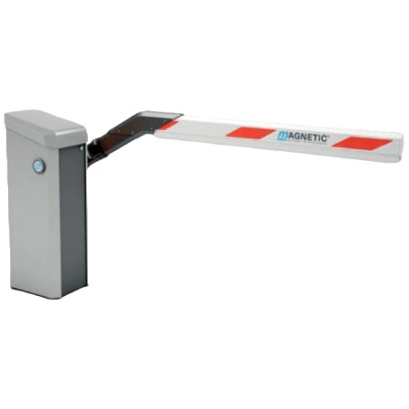 Шлагбаум Magnetic без стріли (правий проїзд) білий алюміній PARKING PRO-RA00020