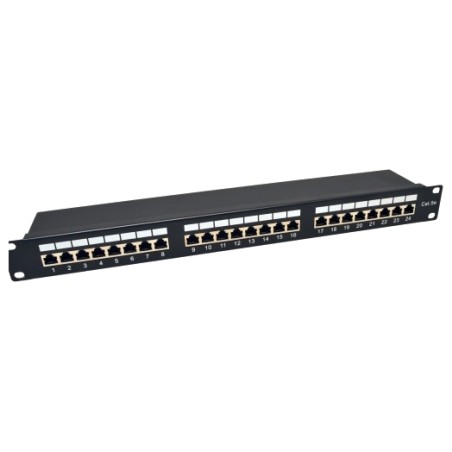 Патч-панель 19″ 24xRJ-45 FTP кат. 5e