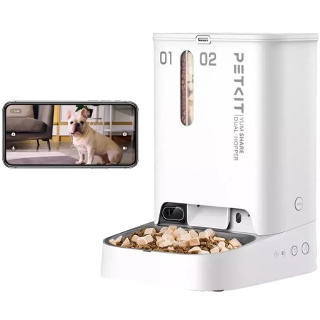 Смарт годівниця PETKIT YUMSHARE DUAL-HOPPER with Cam P591