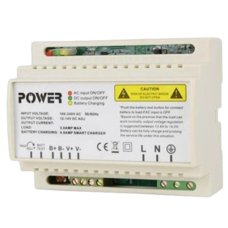 Блок безперебійного живлення Full Energy BBGP-123DIN на DIN-рейку 12В 3А