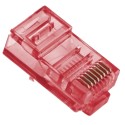 Конектор (100 шт/уп.) Ritar RJ-45 8P8C UTP Cat-5 Q100 Red