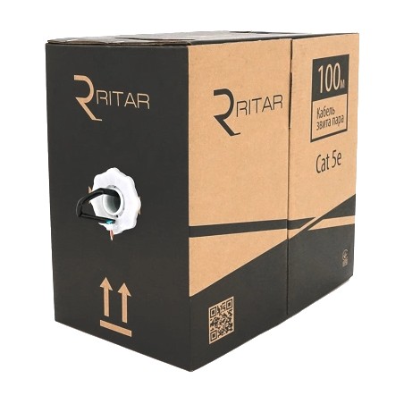 Кабель Ritar зовнішній КНП UTP CCA (4*2*0.5) 4p 24 AWG ПЕ (100м)