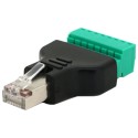 Роз'єм RJ-45(M) (8 контактів) з клемами під кабель