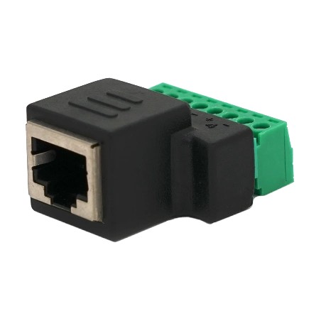 Роз'єм RJ-45(F) (8 контактів) з клемами під кабель