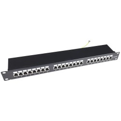 STP патч-панель EServer 24 порта 1U 19" модульна (без модулів)