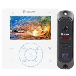 Комплект відеодомофона BCOM BD-480M White Kit