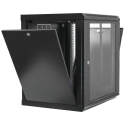 Шафа 19"12U, 600х600х640мм акрилове скло, чорна
