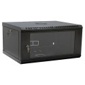 Шафа 19" 4U 600x400x284мм акрилове скло, чорна