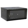 Шафа 19" 4U 600x400x284мм акрилове скло, чорна