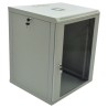 Шафа 15U 600х600х773 мм акрилове скло сіра