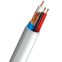 Кабель коаксіальний TRINIX SL-59+2*0,5 CU INDOOR "ОS" структура (305м)