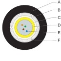 ВО кабель U-DQ(ZN)BH 1x4E9 SMF-28ULTRA LSZH/FRNC (Dca)(1500м)