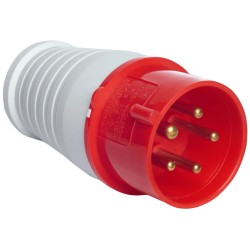 Вилка переносна UEA 015 16А 380В 3Р+N+Е IP44