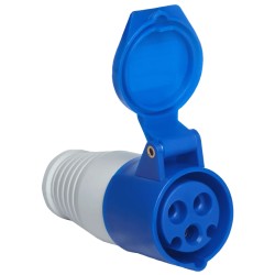 Розетка переносна UEA 213 16А 220В 2Р+Е IP44