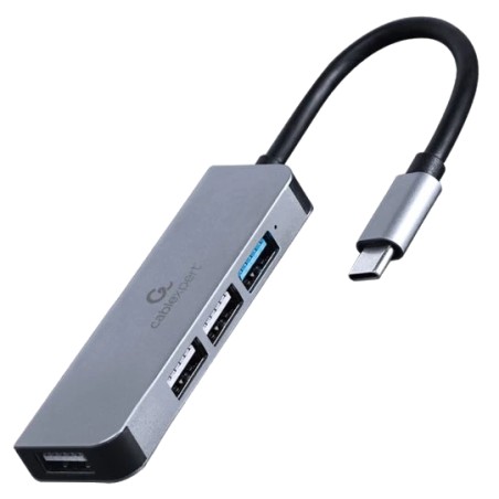 USB-концентратор Cablexpert UHB-CM-U3P1U2P3-01USB-С 1 х USB 3.1 Gen1 (5 Gbps), 3 х USB 2.0