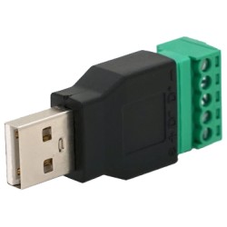 Роз'єм USB (5 контактів) з клемами під кабель
