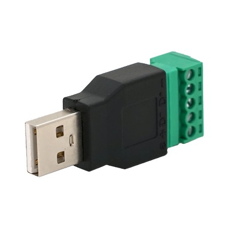 Роз'єм USB (5 контактів) з клемами під кабель