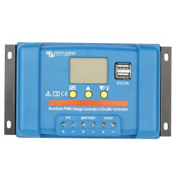 Контролер заряду Victron Energy BlueSolar PWM-LCD&USB 12/24-20
