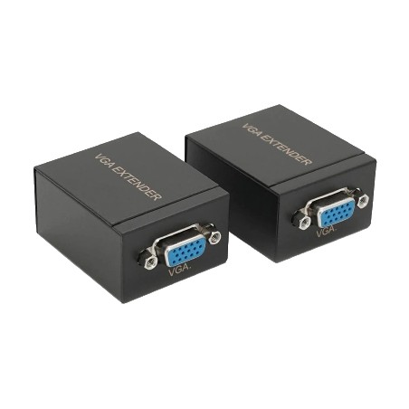 Пассивний подовжувач VGA сигналу Cat5e / 6e 60м