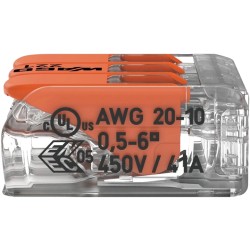 Клема WAGO COMPACT 221-613 3 0,5-6 мм2 (41А)