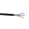 мідь зовнішній ЗЗКМ Кабель Cat. 5e U/UTP 4x2x24 AWG PE (К)(70910031) бухта 500м.