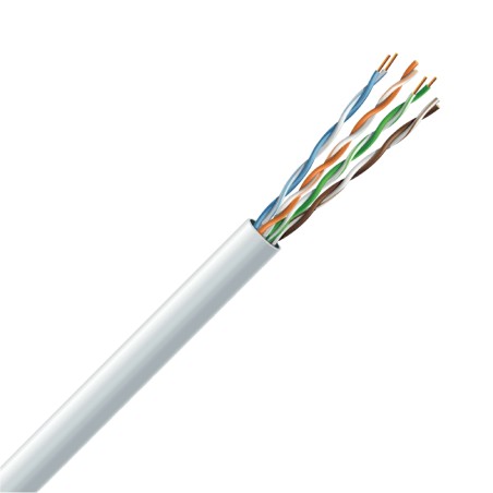 мідь внутрішній ЗЗКМ Кабель Cat. 5e U/UTP 4х2х24 AWG, бухта 305м.(7091001)