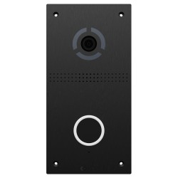 IP панель виклику з безконтактною кнопкою виклику Bas-IP AV-05FD black