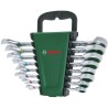 Набір ключів комбінованих Bosch (1600A027PS) з тріскачкою 8 шт
