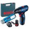 Акумуляторний шурупокрут та ліхтарик Bosch GSR 120-LI + GLI 12V-300 (06019G8004)