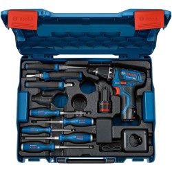 Набір ручних інструментів з шуруповертом Bosch Professional (060186810R)
