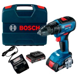 Акумуляторний дриль-шурупокрут + 2 акб 18 В / 2 А•г + ЗП GAL 18V-20 + L-Case Bosch Professional GSR 18V-50 (06019H5000)