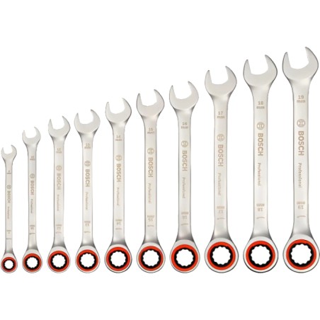 Набір ключів комбінованих Bosch Professional (1600A02AU0) 10 шт