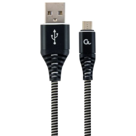 Кабель Cablexpert CC-USB2B-AMmBM-2M-BW USB 2.0/Micro B 2м