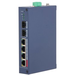 Комутатор 6 портів керований Dahua DH-CHS4206-4ET-90 PoE